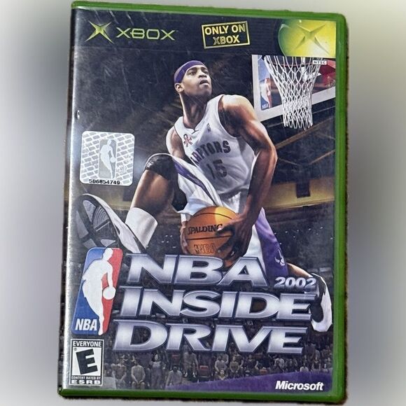 NBA Inside Drive 2002 (Microsoft Xbox, 2002) Complete w/ Manual - Picture 1 of 2
